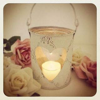heart tea light holder by made with love designs ltd