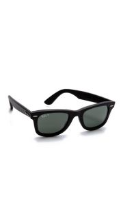 Ray Ban Polar Leather Wayfarer Sunglasses