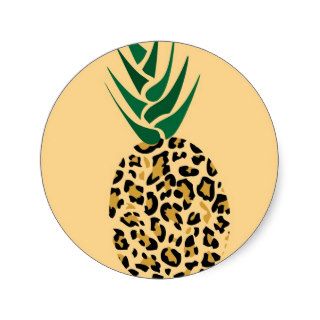 Leopard or Pineapple? Funny illusion picture Sticker