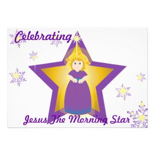 Celebrating Jesus' Christmas Customize Personalized Invitations