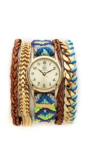 Sara Designs Bright Woven Magenetic Watch