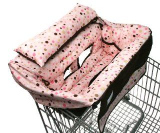 Buggy Bagg Elite Shopping Cart Cover (Pink Dots)  Baby Shopping Cart Covers  Baby