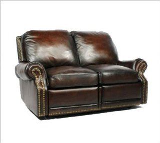 BarcaLounger Premier II 25 6600 Stetson Coffee Leather Loveseat   Sofas