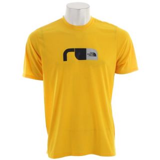 The North Face Graphic Reaxion Crew T Shirt Canary Yellow