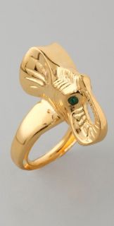 Kenneth Jay Lane Elephant Ring