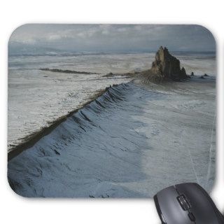 Aerial view of Ship Rock, New Mexico Mouse Pad