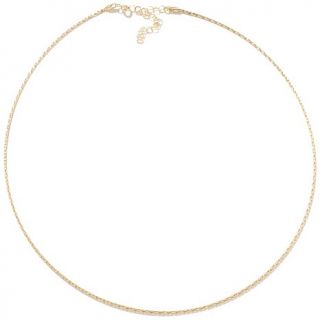 Passport to Fine Jewelry 14K Yellow Gold 1mm Woven Omega 17" Necklace