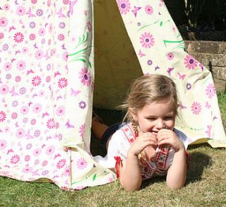 flower and butterfly wigwam girl's wigwam by big game hunters