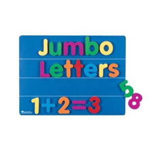Learning Resources Jumbo Magnetic Letters and Nu
