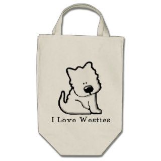 I Love Westies Bag