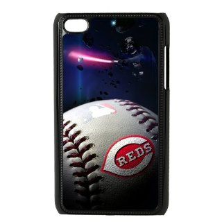 Custom Cincinnati Reds Cover Case for iPod Touch 4 4th IP 14006 Cell Phones & Accessories