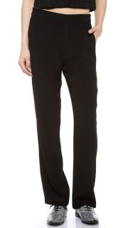 T by Alexander Wang Crepe Lightweight Track Pants