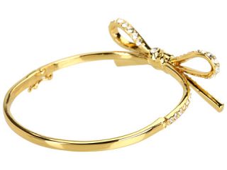 Kate Spade New York Skinny Mini Pave Bow Bangle Gold Couture