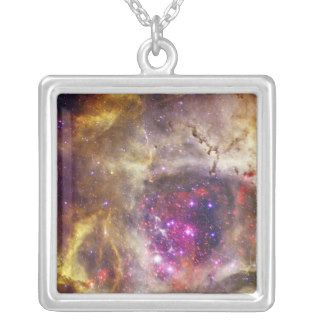 Rosette Nebula Caldwell 49 The Heart of a Rose Necklace