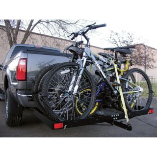 Ultra-Tow 2-in-1 Steel Cargo Carrier with 4-Bike Rack — 500-Lb. Capacity, Model# FTF-2762KR  Receiver Hitch Cargo Carriers