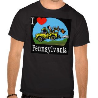 I Love Pennsylvania Country Taxi Shirts