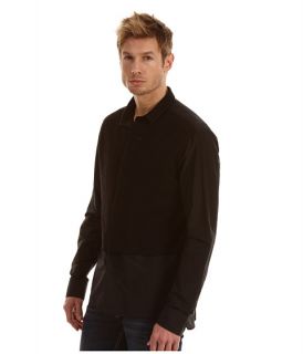 Costume National Slim Shirt with Knit Panels