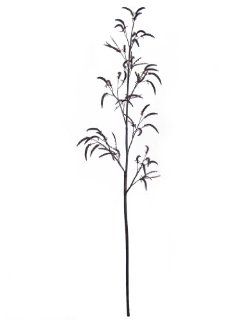Six 5 Ft Artificial Silk Flax Flower Stem   Artificial Plants