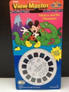 Disney's Mickey and the Dinosaurs 3D View Master 3 Reel Set Toys & Games