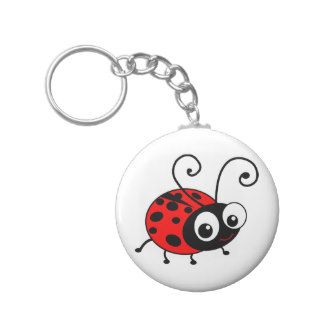 Cute Ladybug Keychains