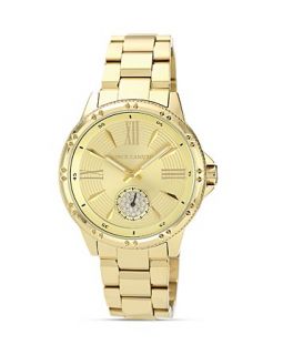 VINCE CAMUTO Gold Tone and Crystal Watch, 38mm's
