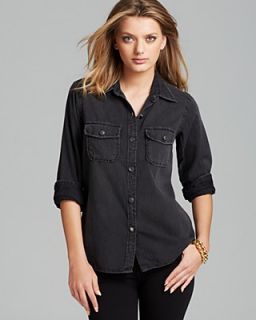 Current/Elliott Shirt   The Perfect Shirt in Inkwell Wash's