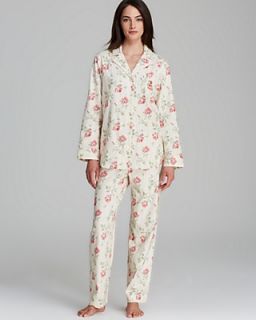 Lauren Ralph Lauren Brushed Twill Lafayette Rose Pajama Set's