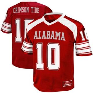 Alabama Crimson Tide #10 Preschool End Zone Football Jersey   Crimson