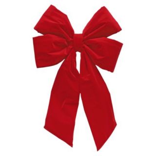 48 Decorative Ribbon Bow   Red