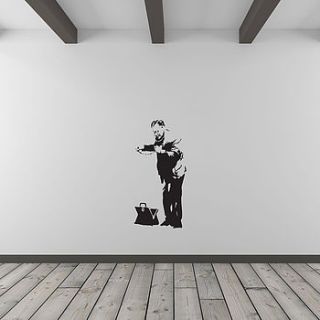 banksy doctor health check wall art decal by vinyl revolution