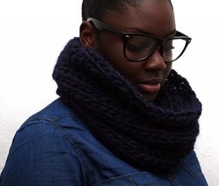hand knitted alpaca snood by urbanknit
