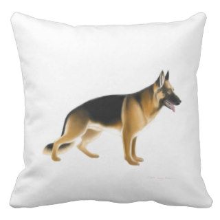 K9 German Shepherd Police Dog Pillow