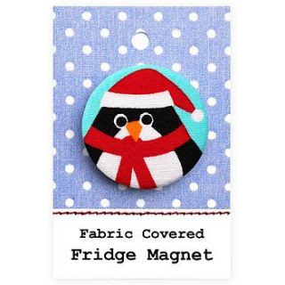 penguin fridge magnet stocking filler by jenny arnott cards & gifts