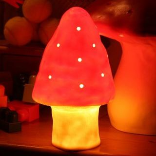 toadstool lamp by little baby company