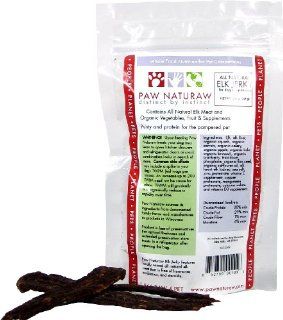 Paw Naturaw Elk Cronchables for Dogs, 2.4 Ounce Pouches (Pack of 4)  Dry Pet Food 
