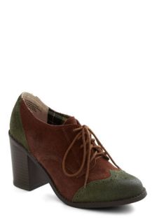 BC Footwear Oxford Common Heel  Mod Retro Vintage Heels