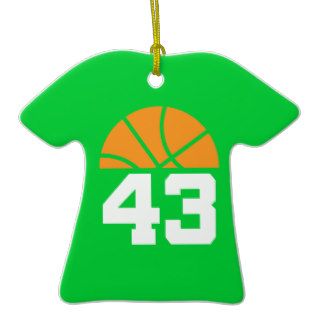 Basketball Player Number 43 Sports Ornament