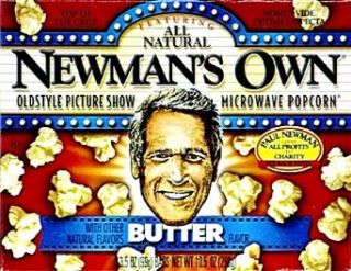 Newmans Own Butter Microwave Popcorn, 10.5 Ounce    12 per case.