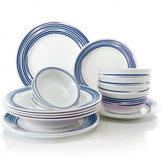 Corelle® for Joy Strokes of Color 16 piece Dinnerware Set Plus 4 New Bowls