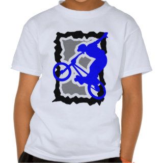 BMX in 4 Color Texture Tshirts