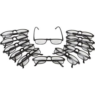 Apollo Eyewear 12-Pack Reading Glasses — +2.50, Black, Model# R1-250  Reading Glasses