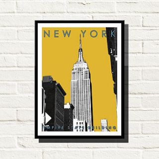 new york travel art print by bronagh kennedy   limited edition prints