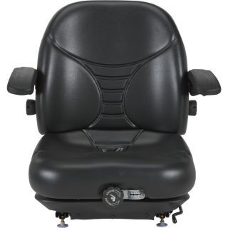 Michigan Seat Highback Suspension Seat — Black, Model# V-5300  Suspension Seats