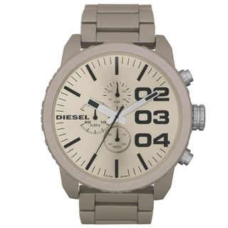 Diesel Men's Beige Chronograph Sand Watch Diesel Men's Diesel Watches