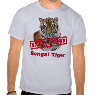 Endangered Bengal Tiger  Products Tee Shirt