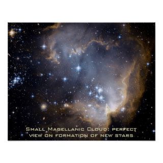 Small Magellanic Cloud Poster Landscape 20" x 16"