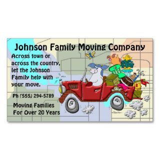 Family Moving Company Business Card