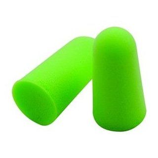 Pura Fit NRR 33 Bright Green Foam Ear Plugs   Uncorded