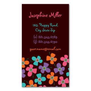 Daisy Flower Pop Fun Summer Daisies Whimsical Cute Business Cards