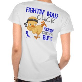 Fightin Chick Colon Cancer Tee Shirt
